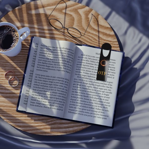 Elegant OTP Bookmark, Personalized Bookmarker Gift, Reading Accessory, Minimalist Design, Unique Gift for Readers - Image 3