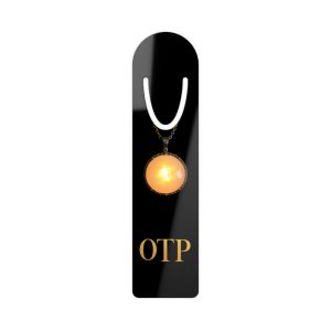 Elegant OTP Bookmark, Personalized Bookmarker for Readers, Gift for Book Lovers, Reading Accessory, Literary Keepsake