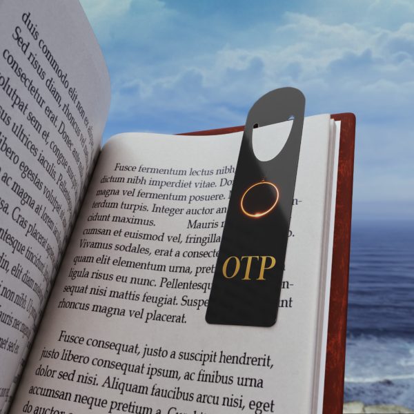 Elegant OTP Bookmark, Personalized Bookmarker Gift, Reading Accessory, Minimalist Design, Unique Gift for Readers - Image 2